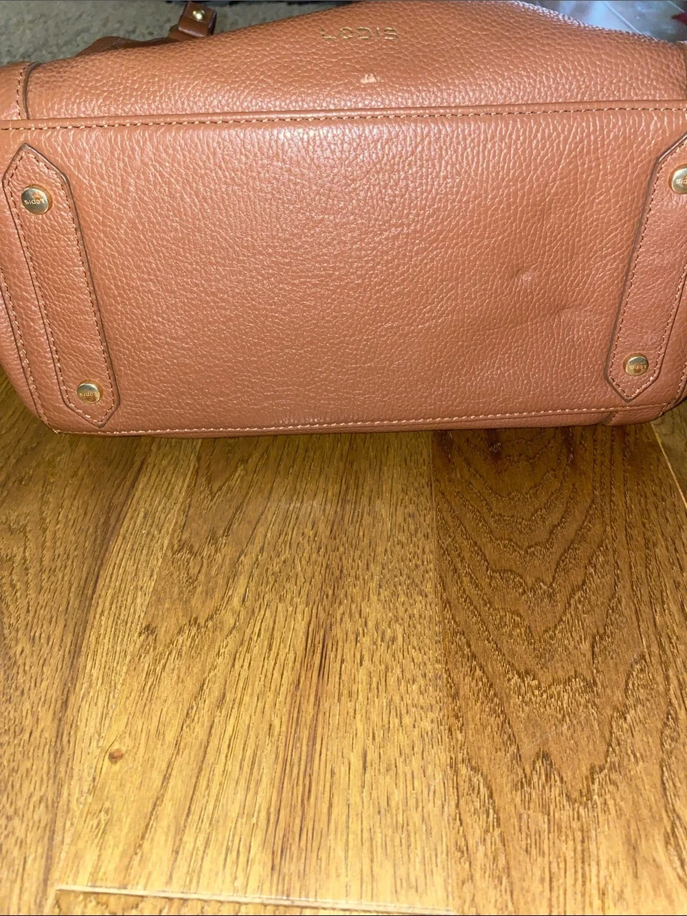 LODIS Texas Leather Madison Tote with dust bag